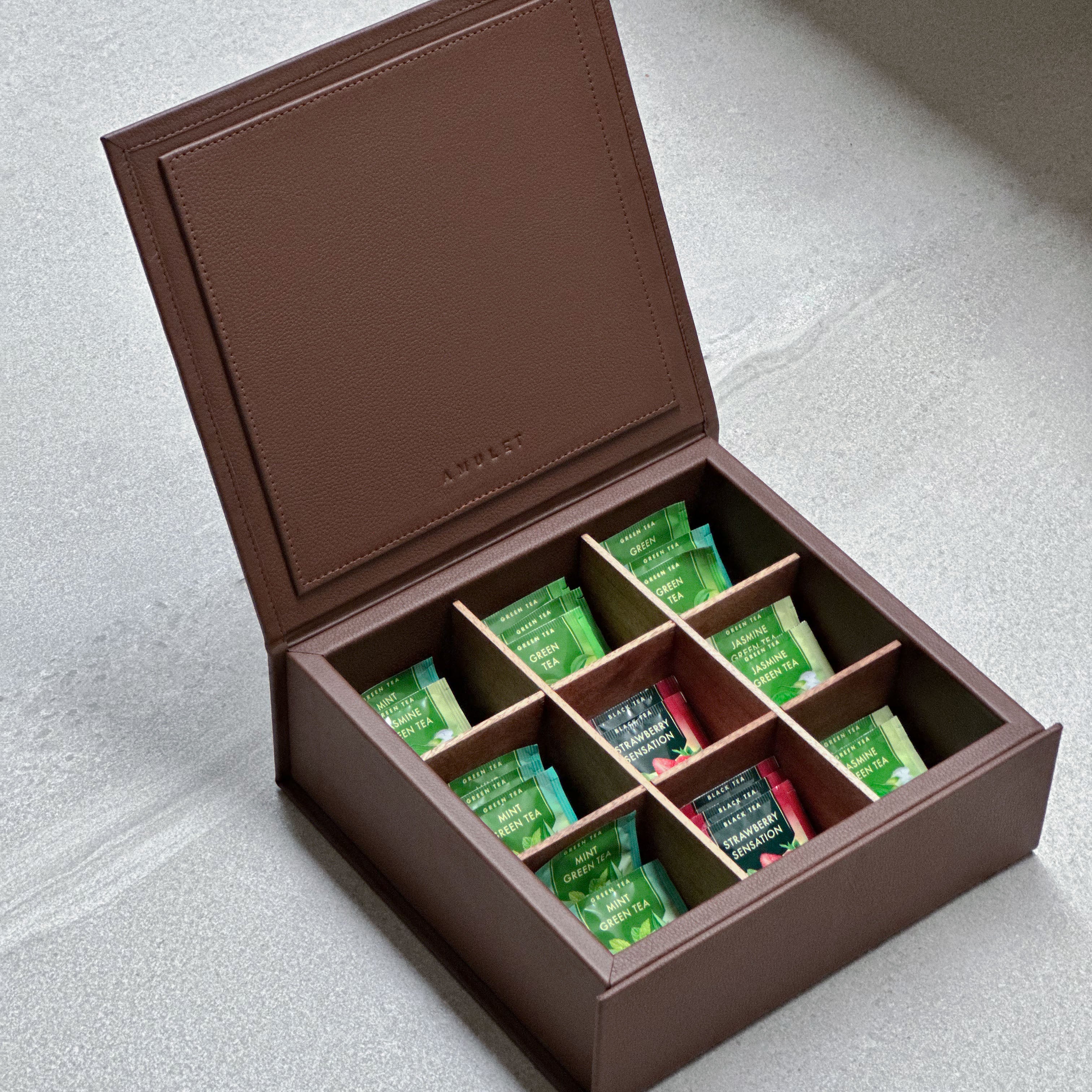 Caja de té - Camel