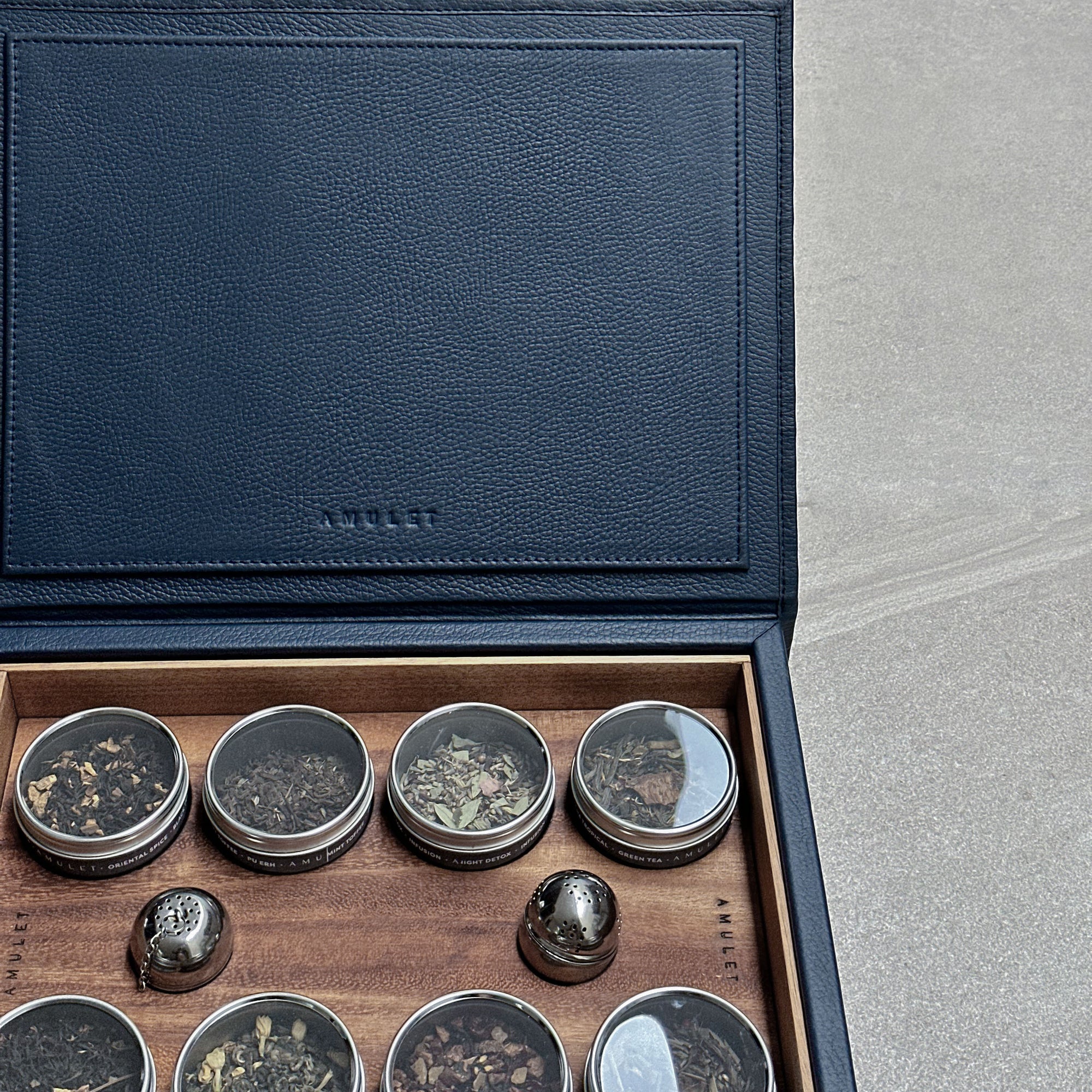 Caja de infusiones 8 latas - Azul