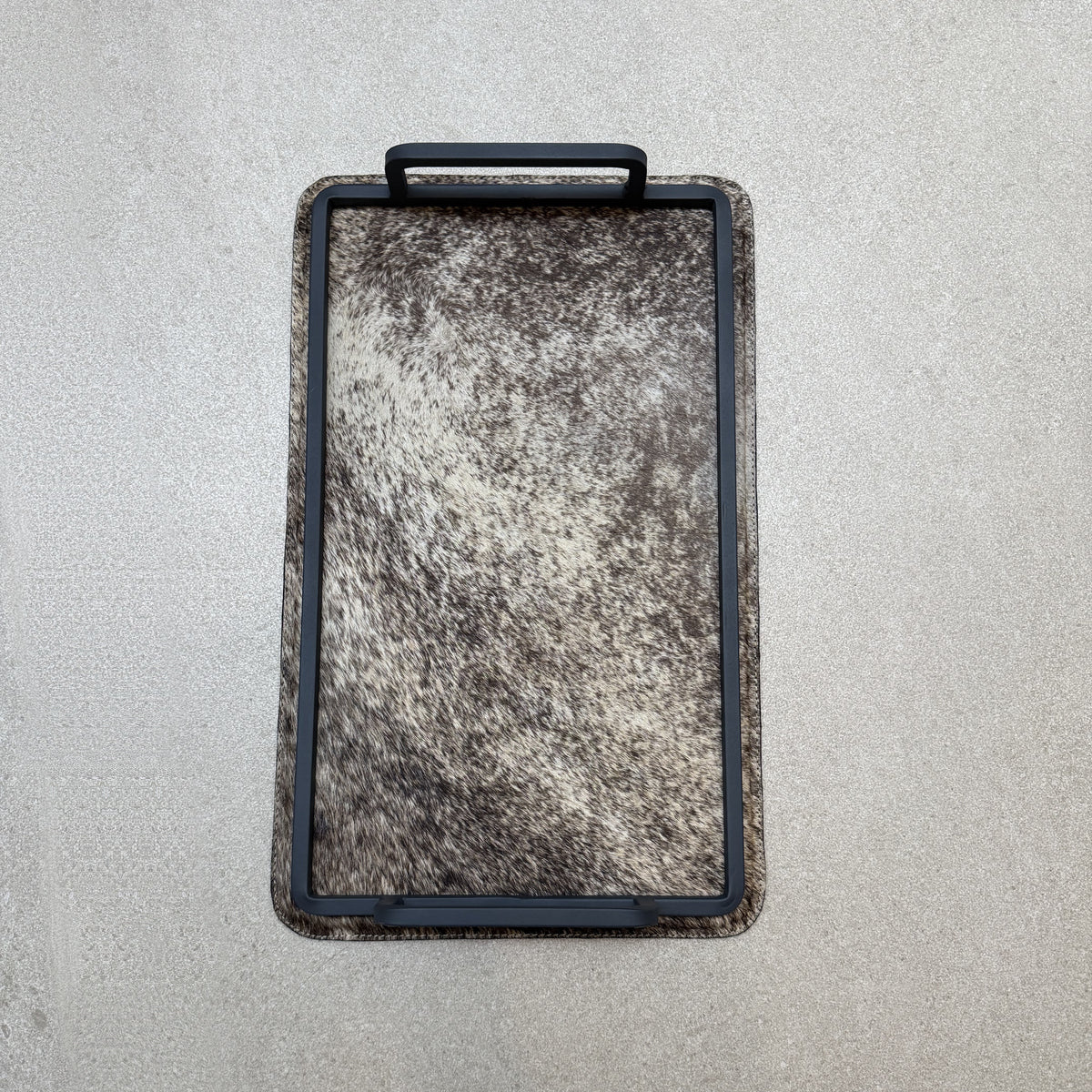 Charola cowhide chica 442 de Amulet, vista superior
