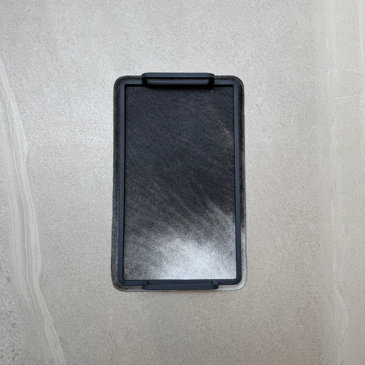 Charola cowhide chica 457 de Amulet, vista superior