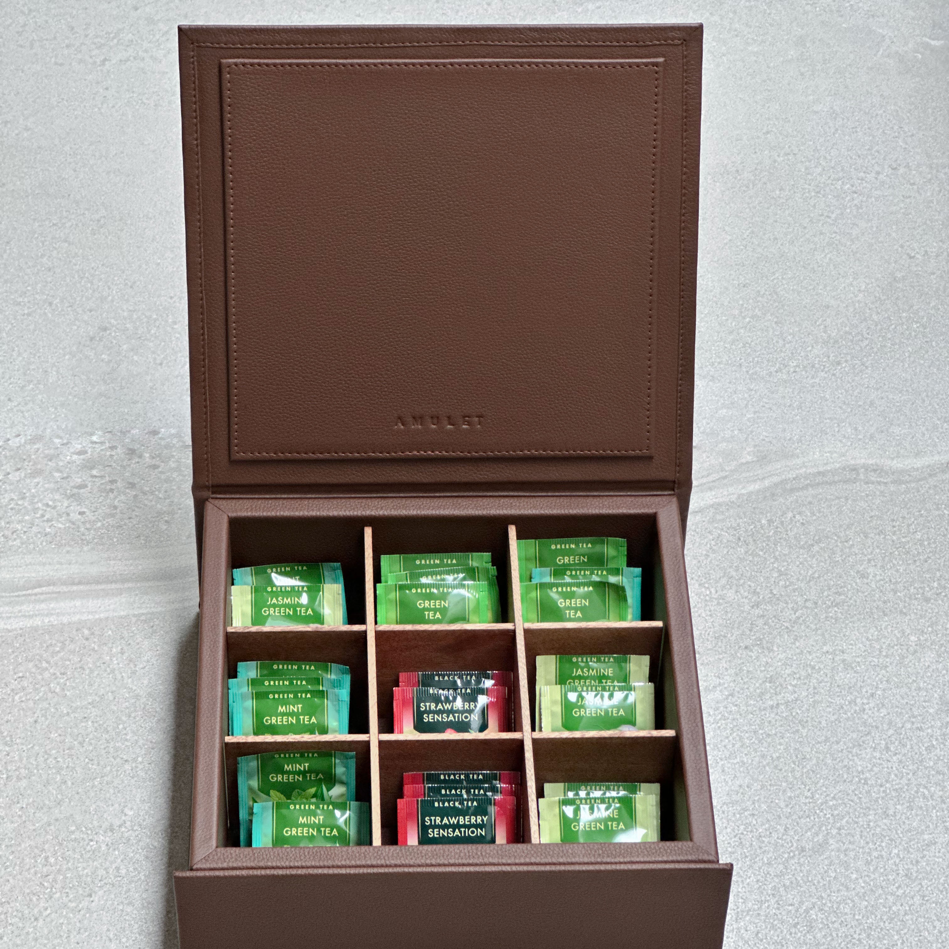 Caja de té - Camel