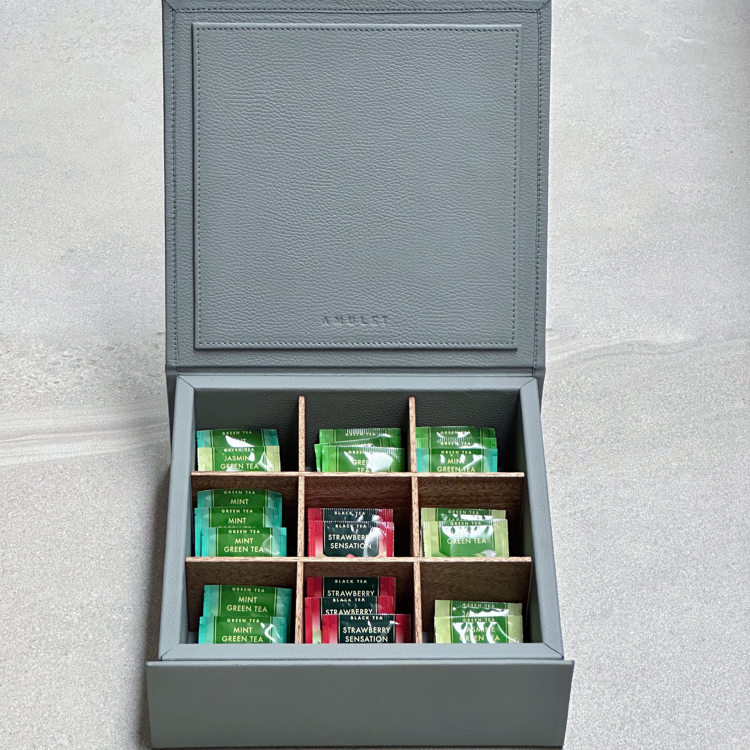 Caja de té - Gris