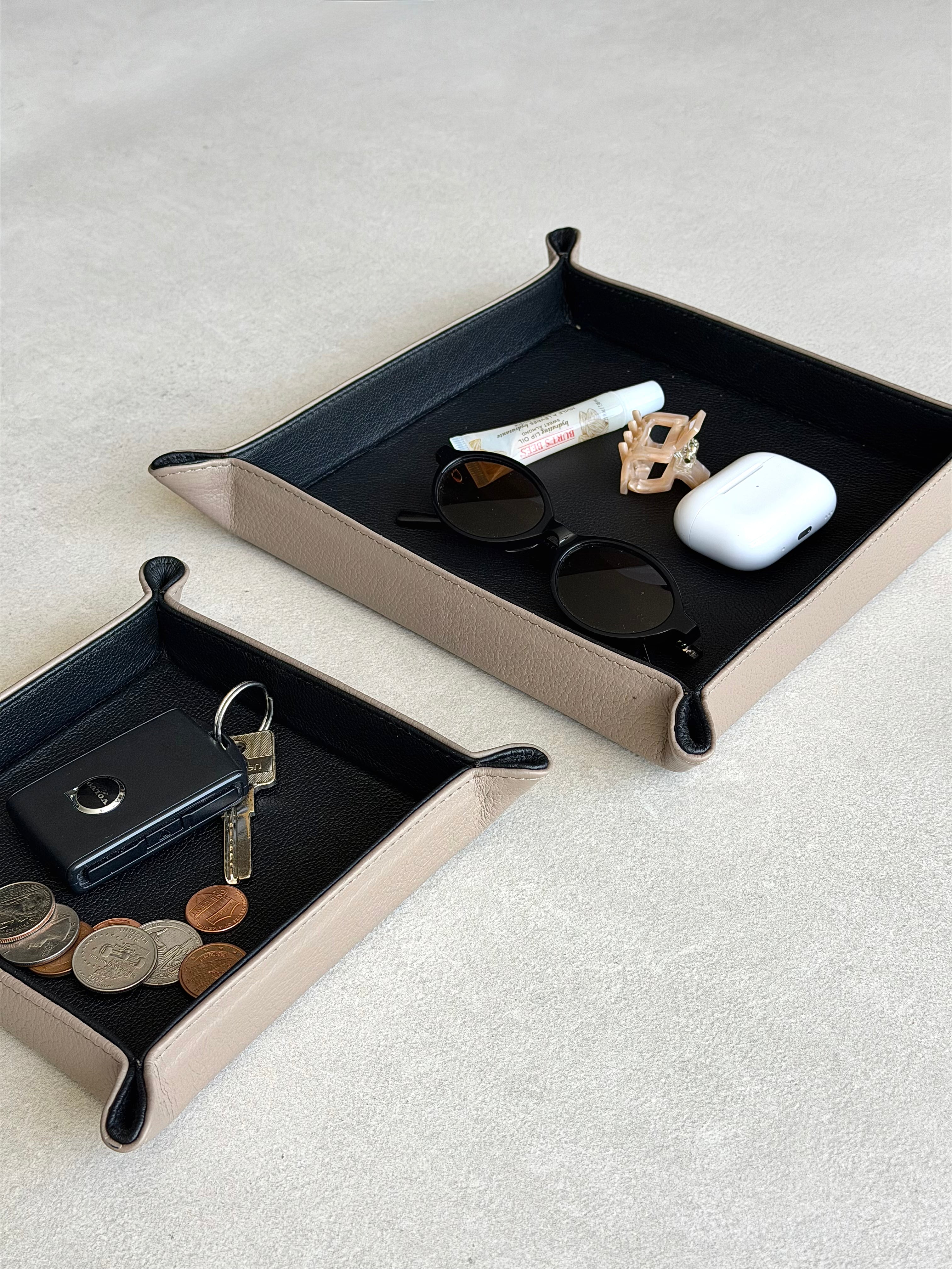 Set de tiramonedas - Negro/Beige