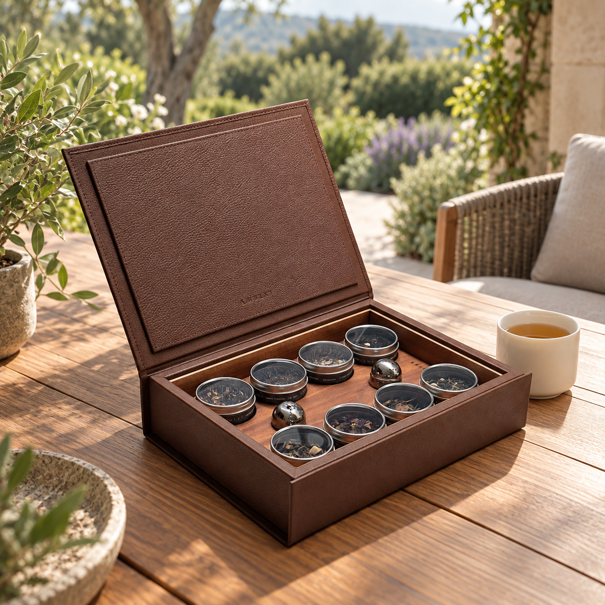 Caja de infusiones - Camel — fotografía de portada aprobada