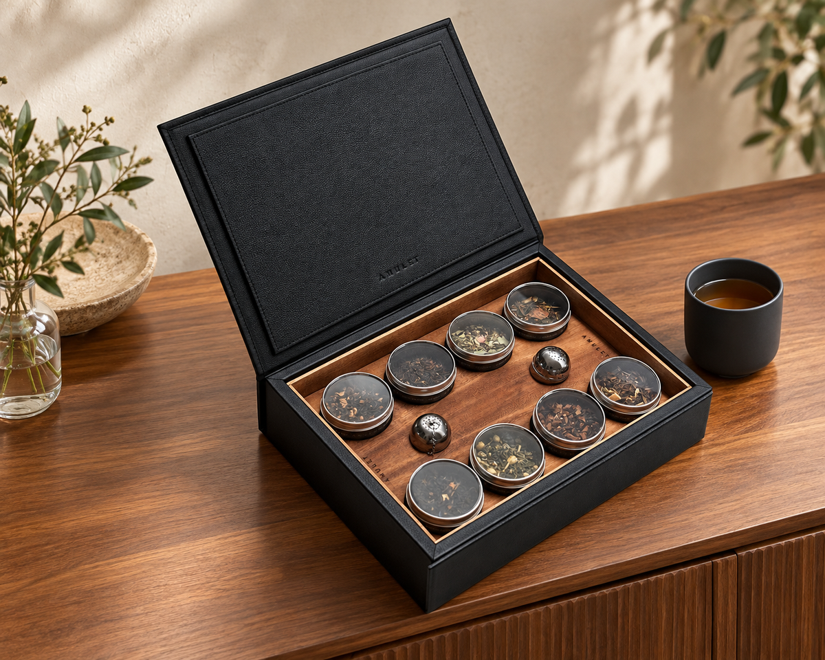 Caja de infusiones - Negra — fotografía de portada aprobada