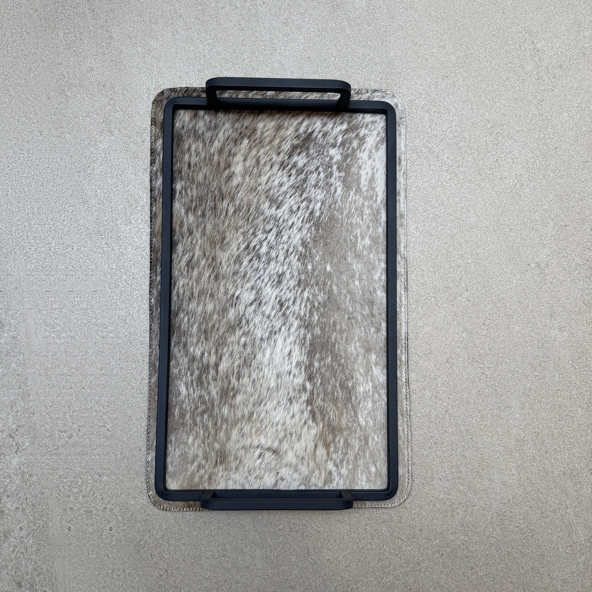 Charola cowhide chica 445 de Amulet, vista superior