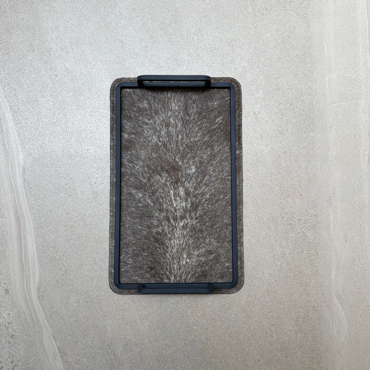 Charola cowhide chica 455 de Amulet, vista superior