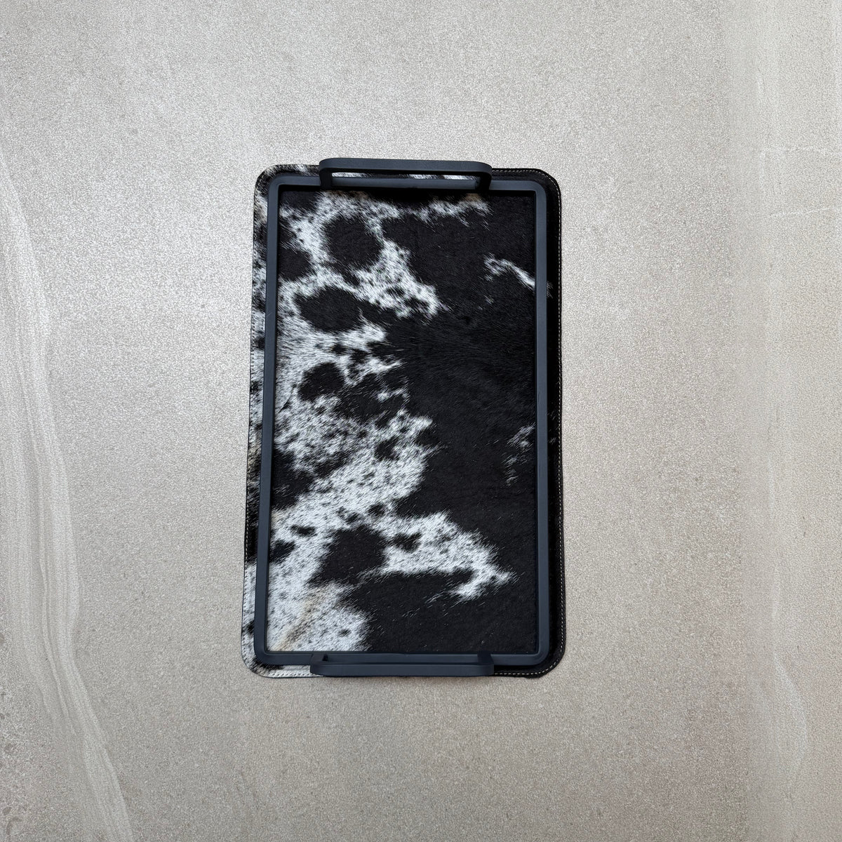 Charola cowhide chica 461 de Amulet, vista superior